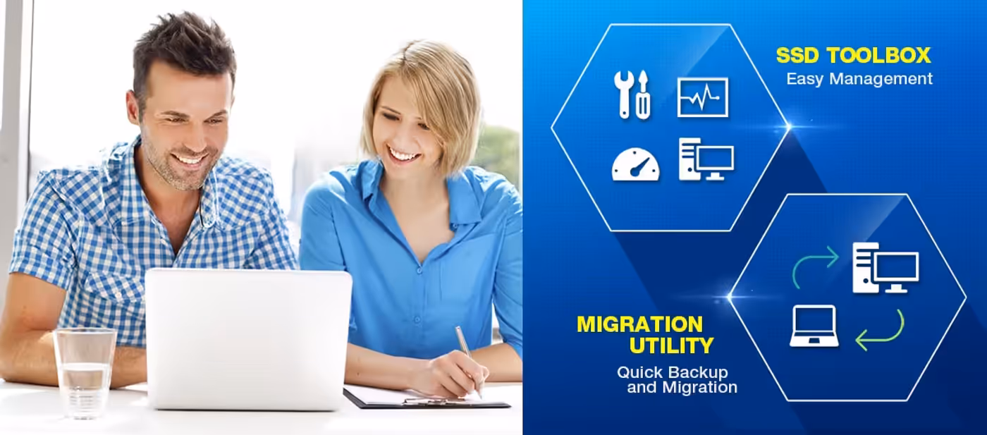 Proprietary software - SSD Toolbox and Migration Utility
