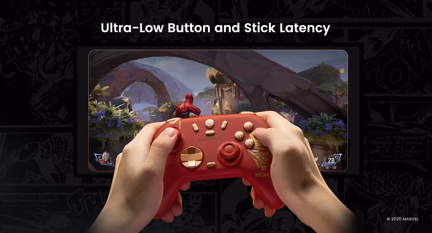Iron Man Edition controller running at a 1000Hz polling rate