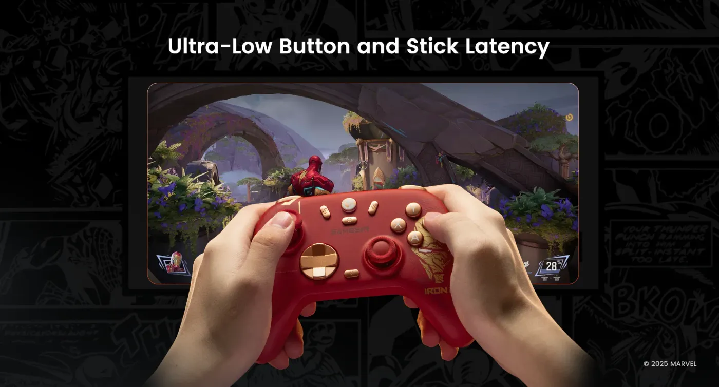 Iron Man Edition controller running at a 1000Hz polling rate