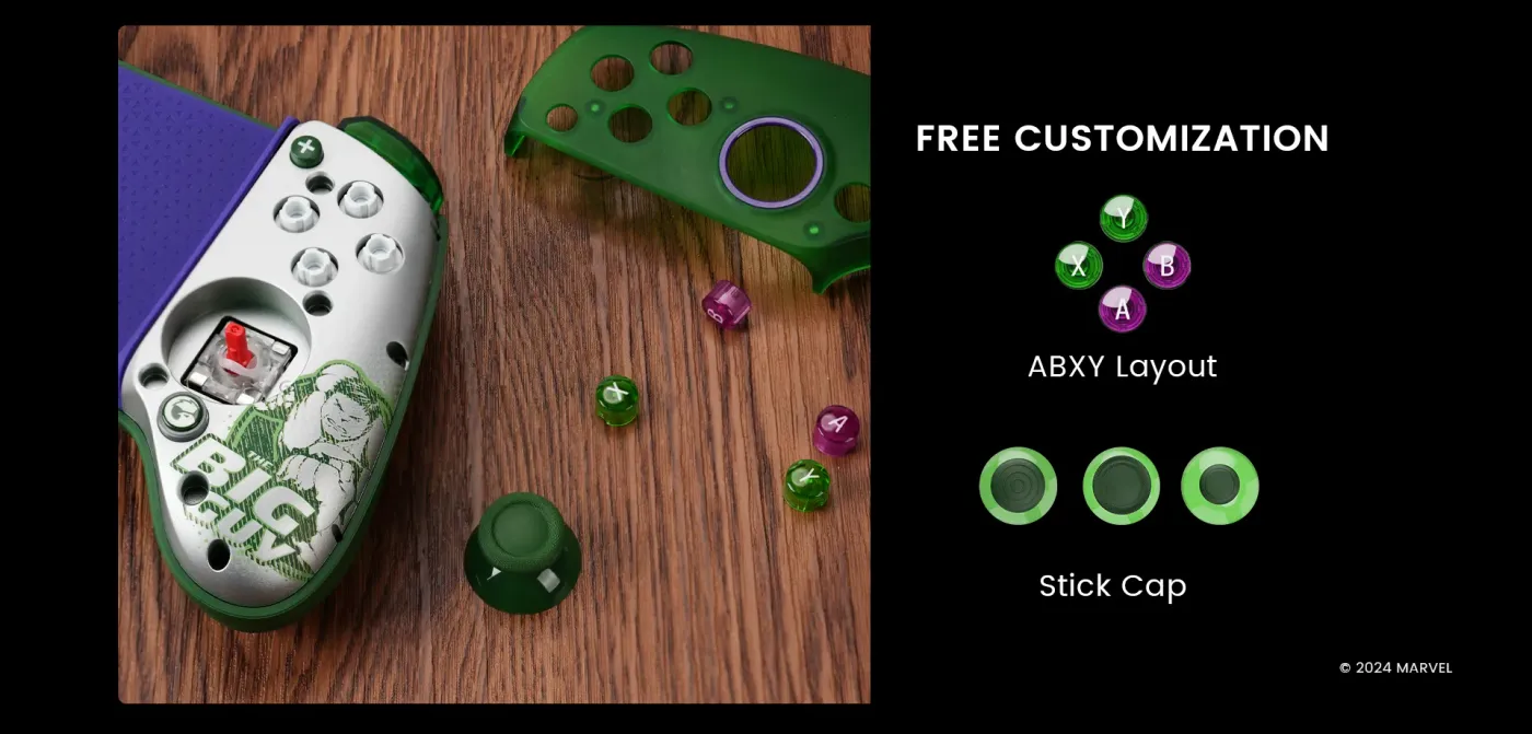 Tilt-based gyro aiming with the Hulk Edition G8 Plus