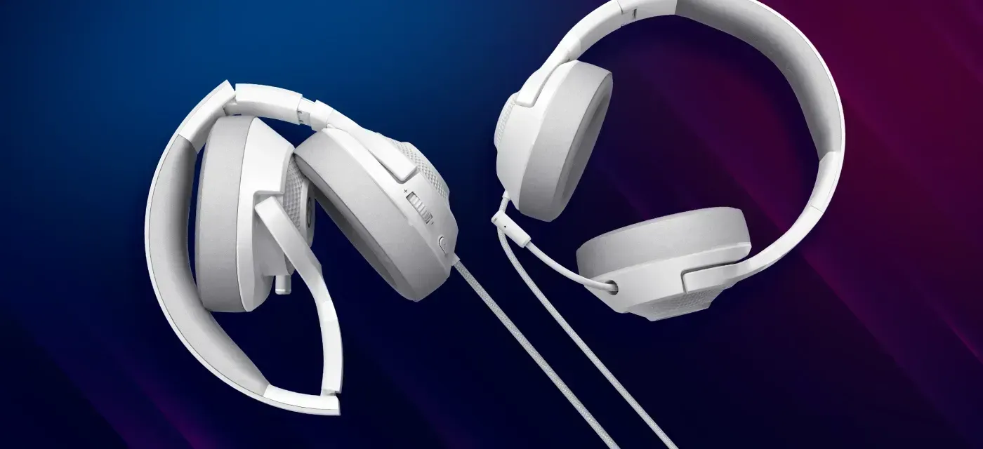 Adjustable and foldable headset design for easy portability