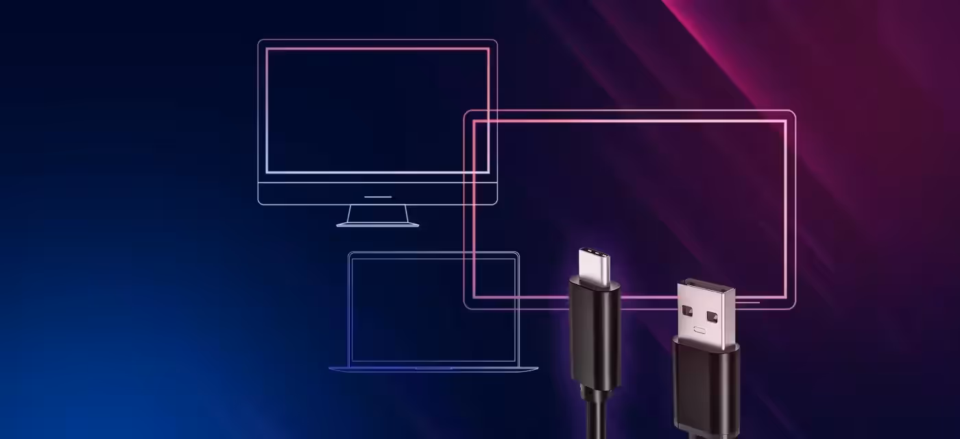 USB Type-C cable with Plug and Play connectivity
