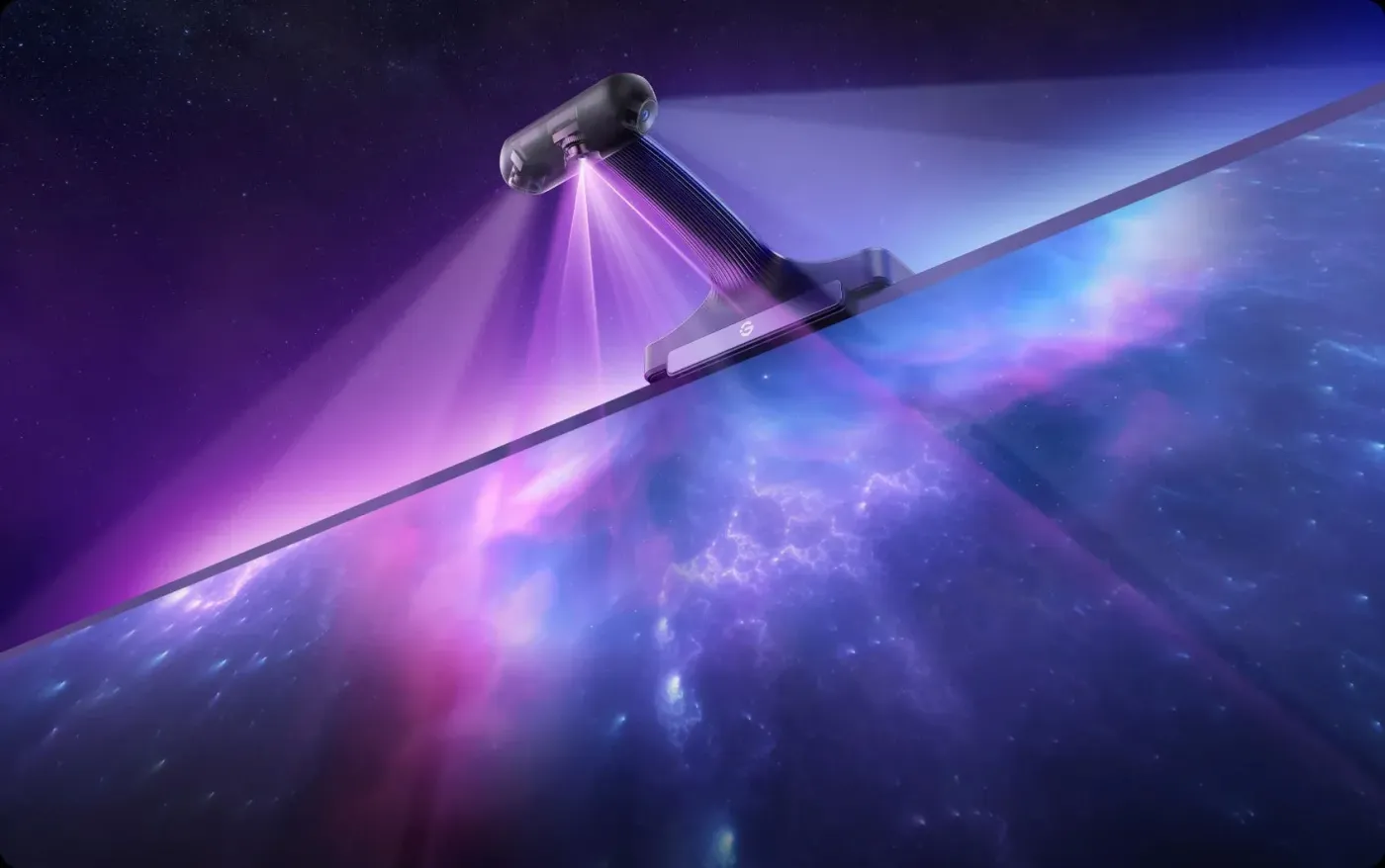 Triple-camera sync image showing three lenses working together for colour accuracy