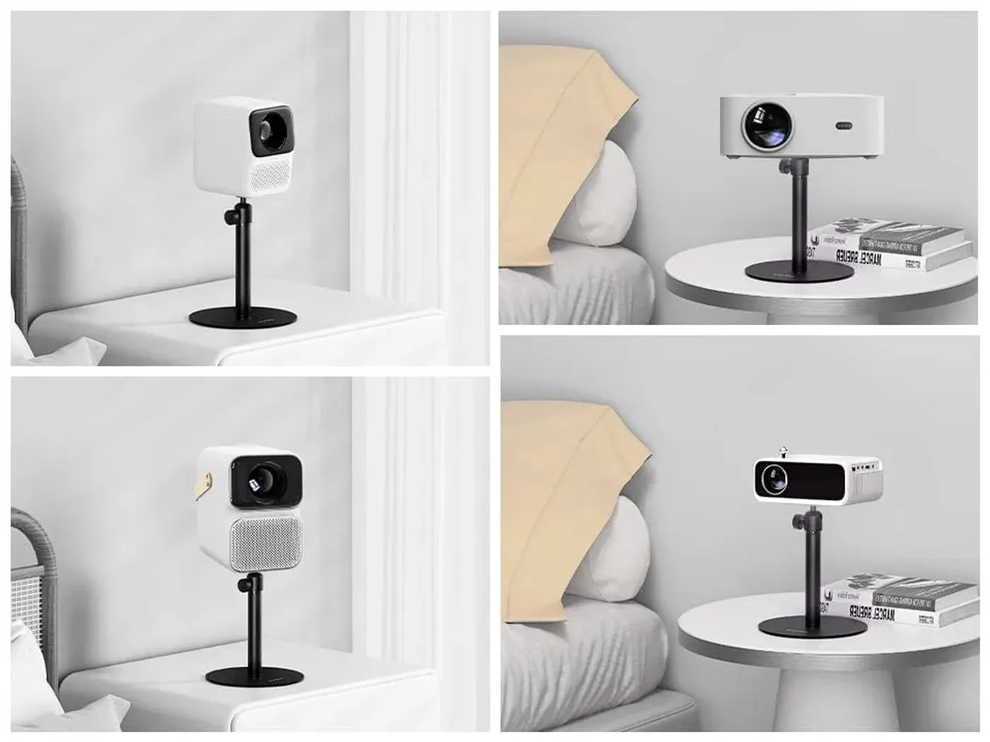 Standard 1/4-inch screw mount demonstrating compatibility with mainstream projector devices