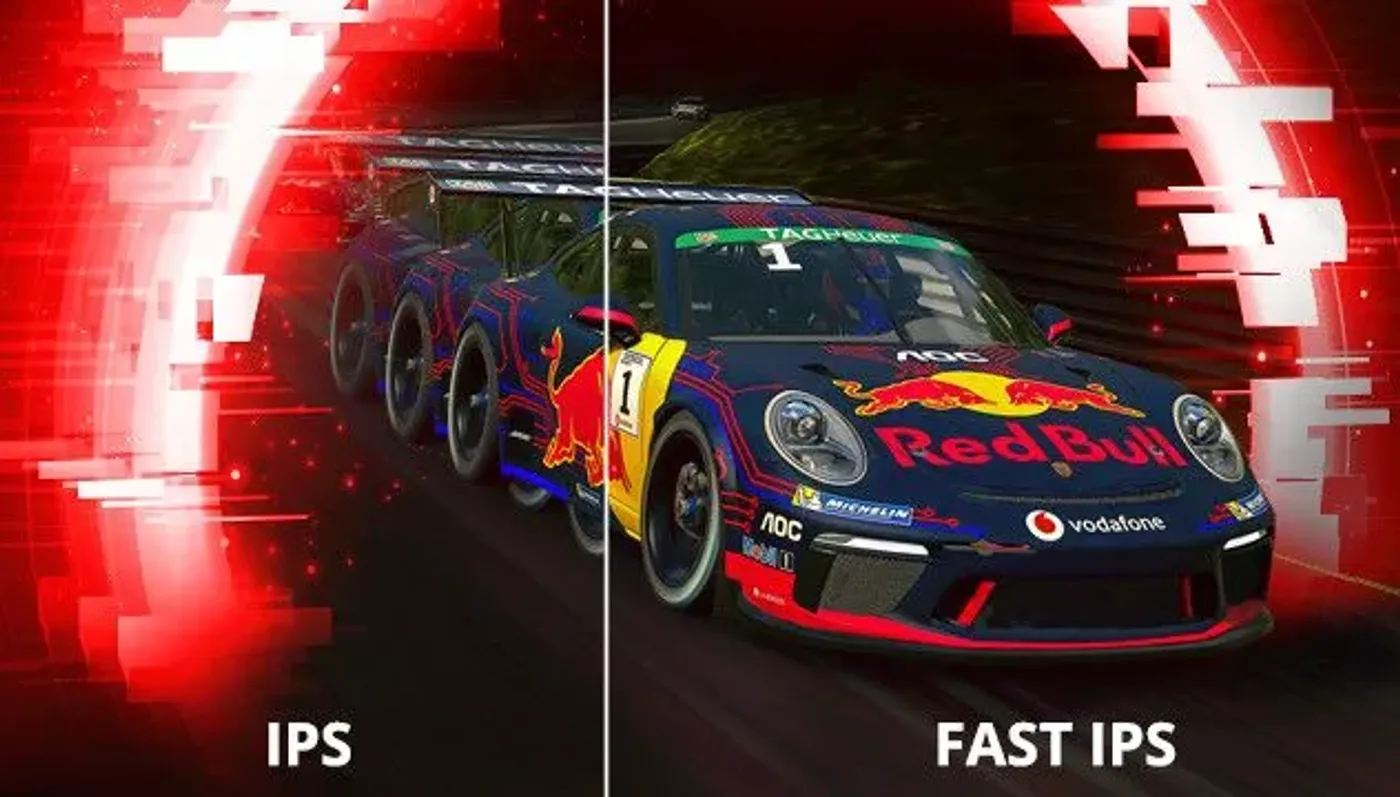 Fast IPS panel technology with 1ms response time and vivid colors