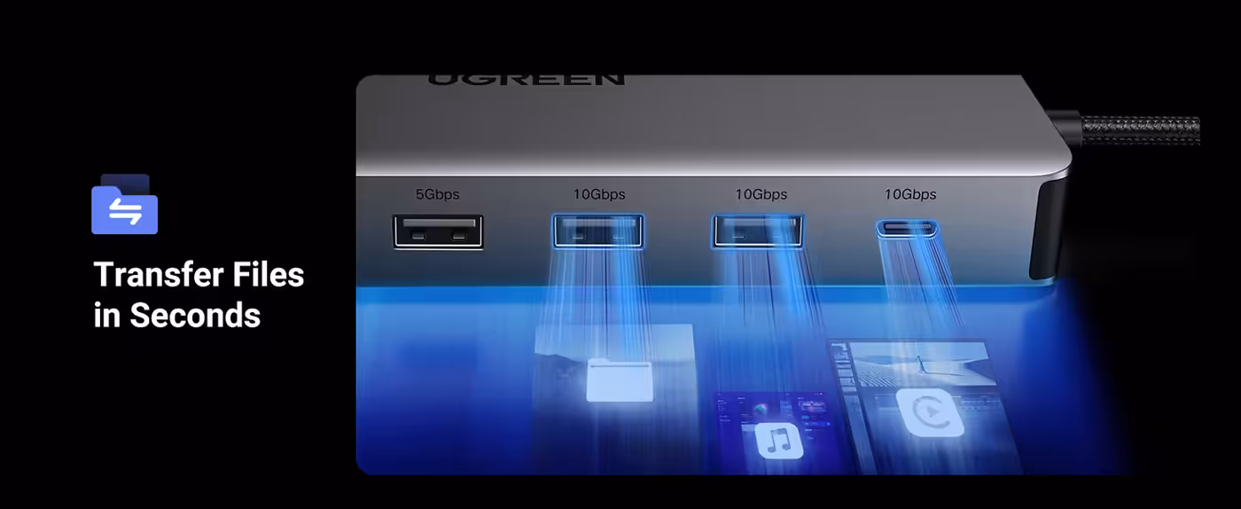 Data transfer demonstration highlighting 10Gbps high-speed file transfers