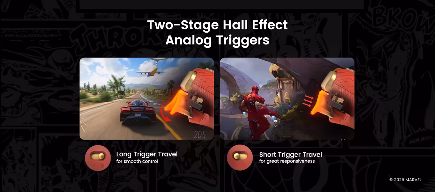 Iron Man Edition controller shown across the platforms it supports
