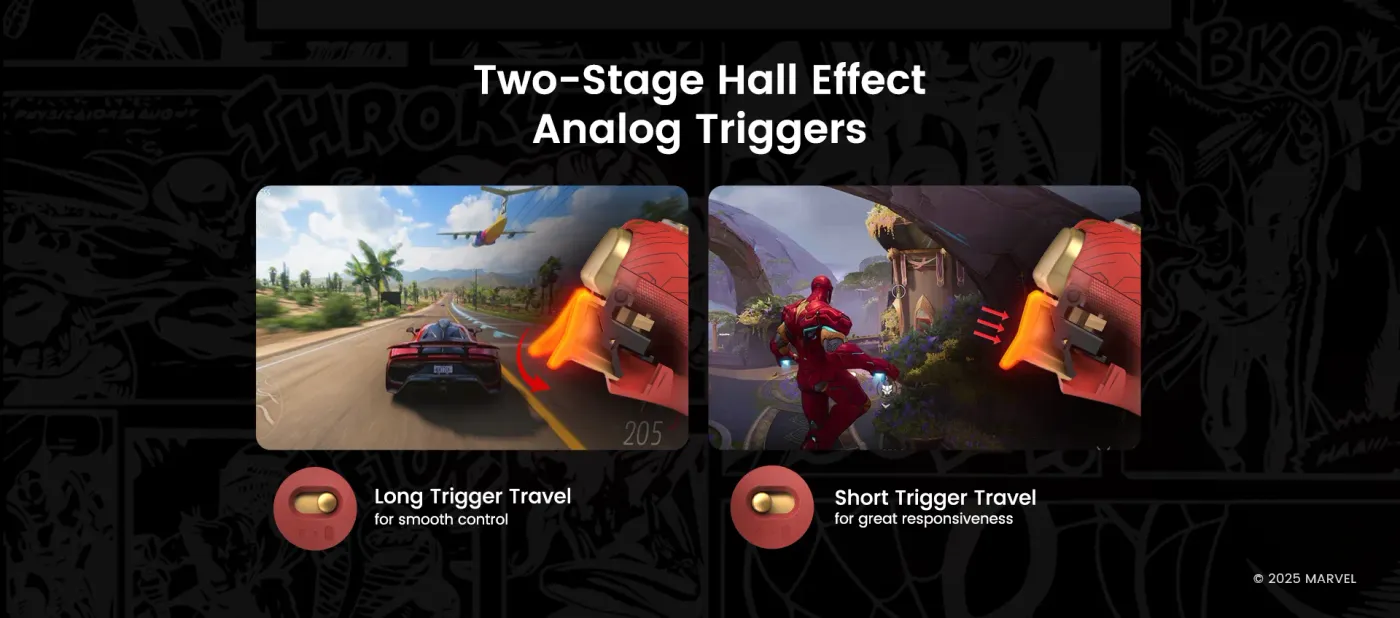 Iron Man Edition controller shown across the platforms it supports