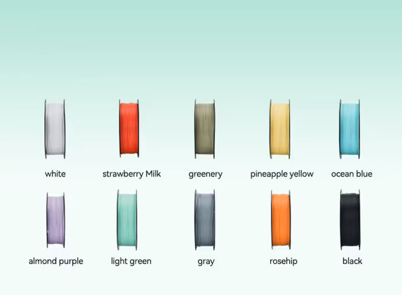 Ten colors free combined to lead a new creative life