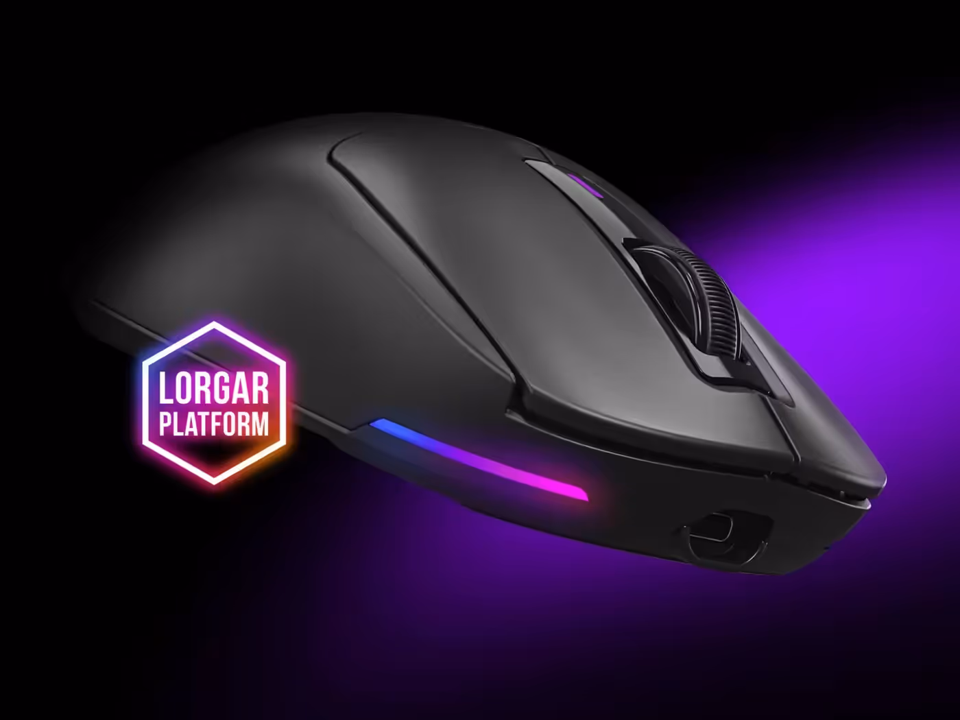 Gaming mouse with customizable RGB lighting effects
