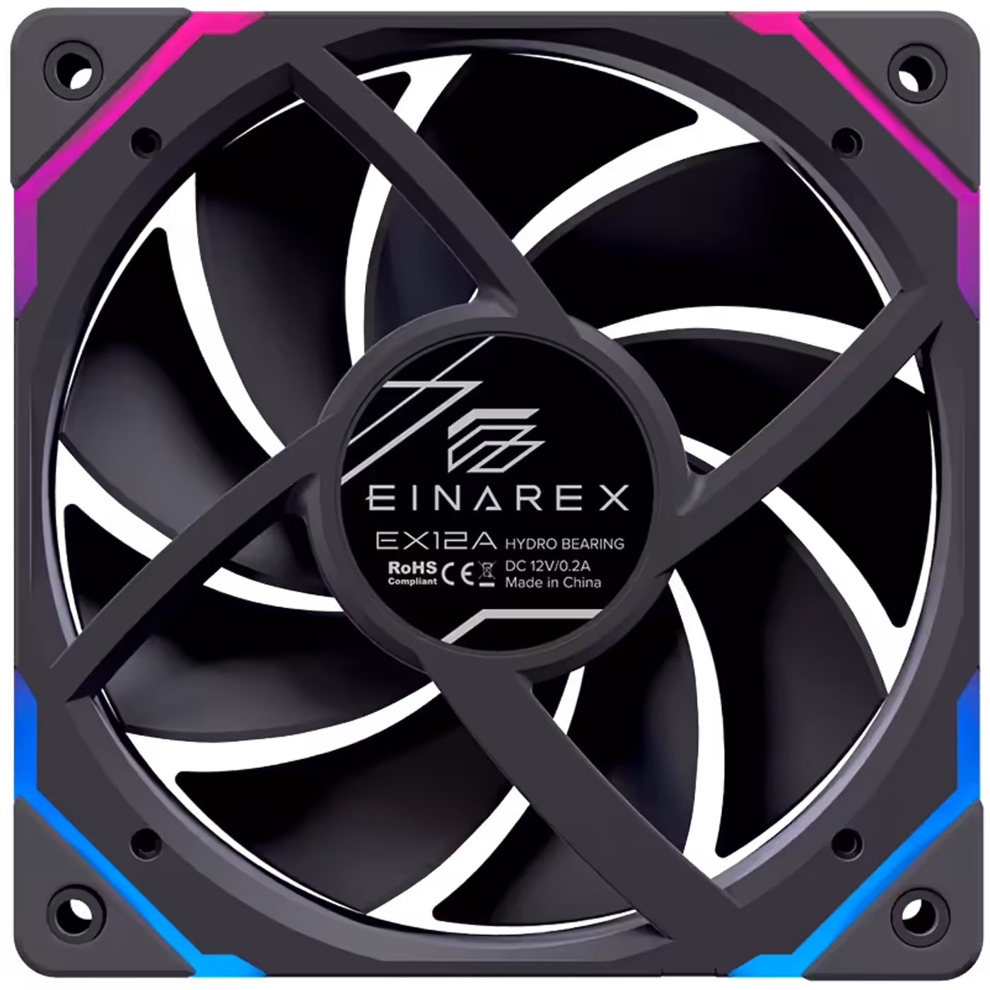 EX12A cooling fan engineered for maximum static pressure and optimized performance