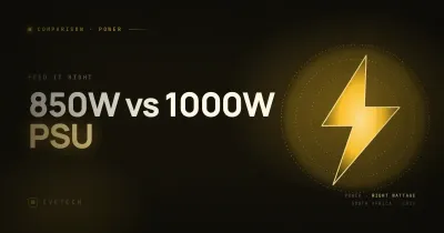 850W vs 1000W PSU — Which Wattage Do You Actually Need? (South Africa, 2026)