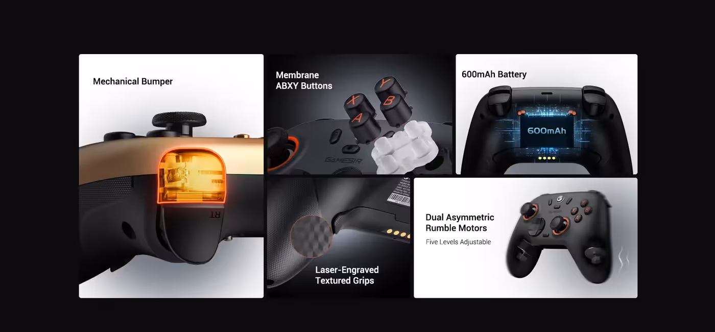Mechanical circular D-pad on the Nova 2 Lite Champions Edition