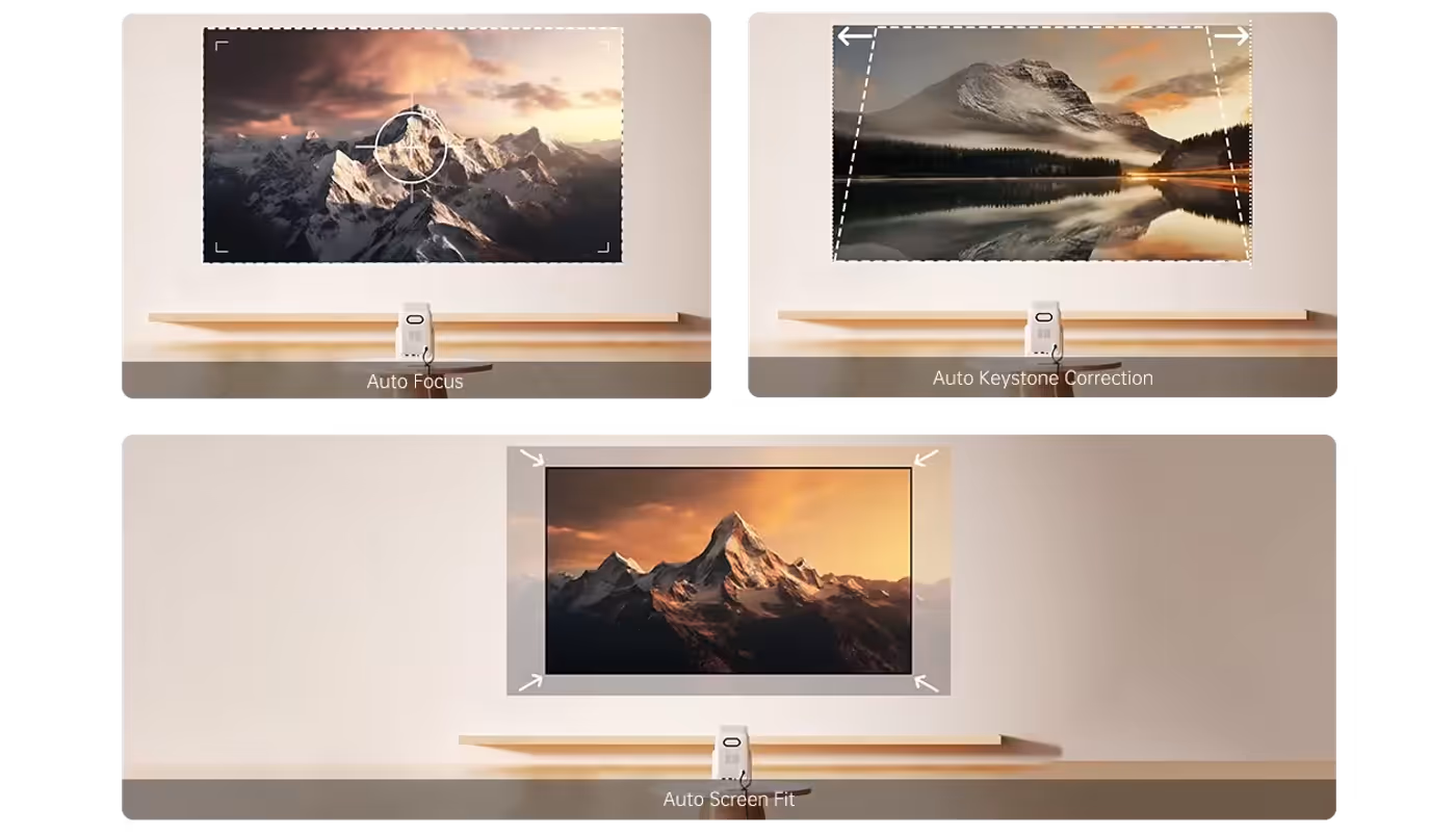 ASA 3.0 automatic setup technology providing instant image alignment