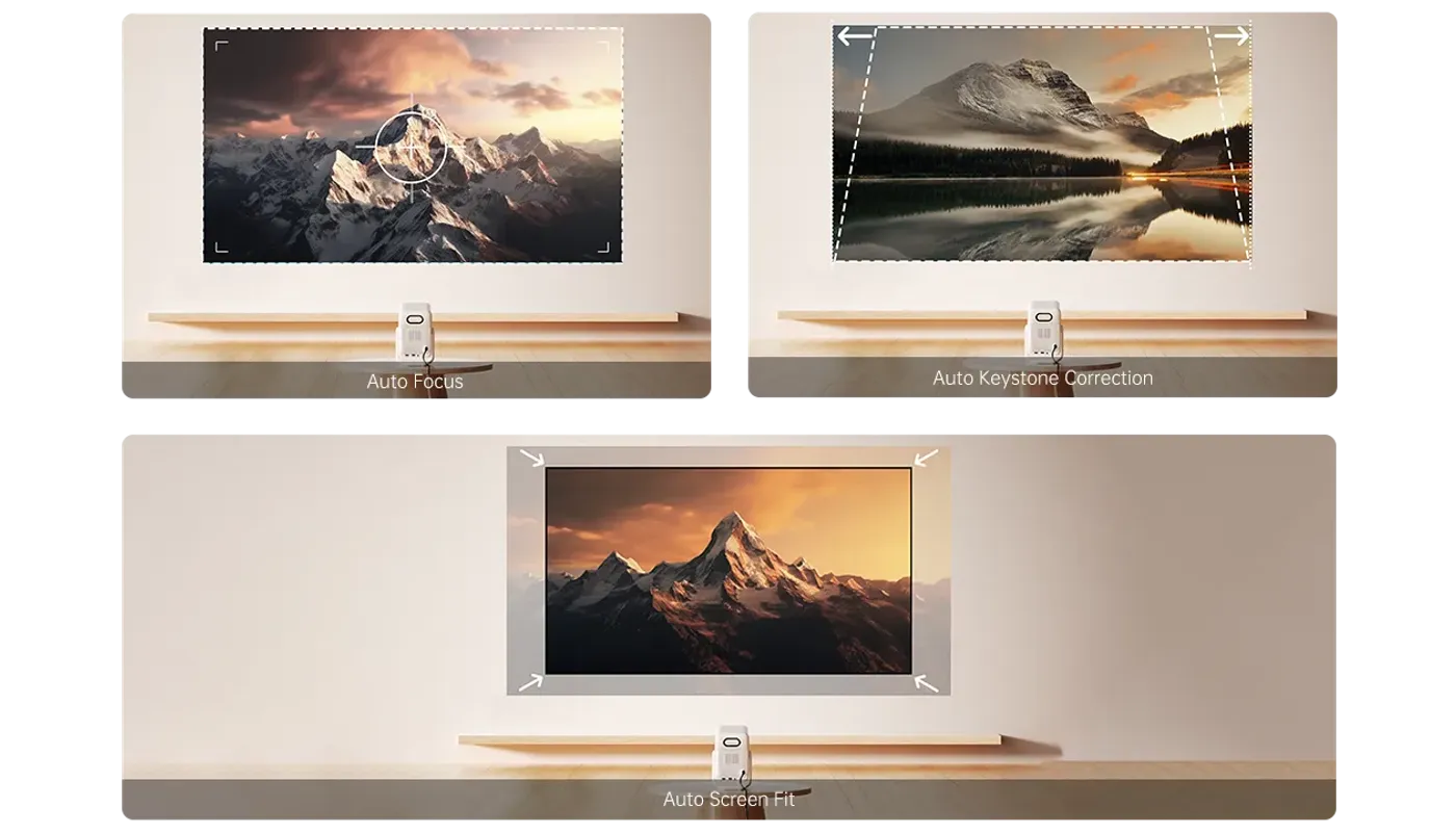 ASA 3.0 automatic setup technology providing instant image alignment