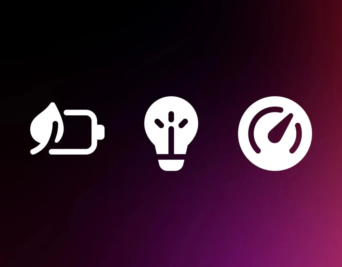 Security icons representing privacy alerts and data protection features