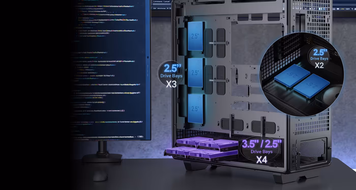 ANTEC 900 Full-Tower Chassis product video demonstration