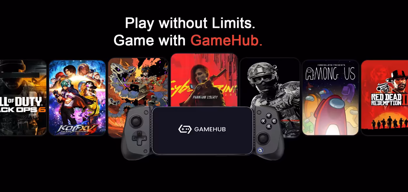 The GameSir X5s extended to show its adjustable device bridge