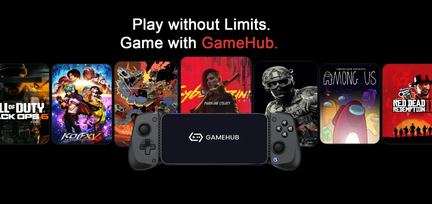 The GameSir X5s extended to show its adjustable device bridge
