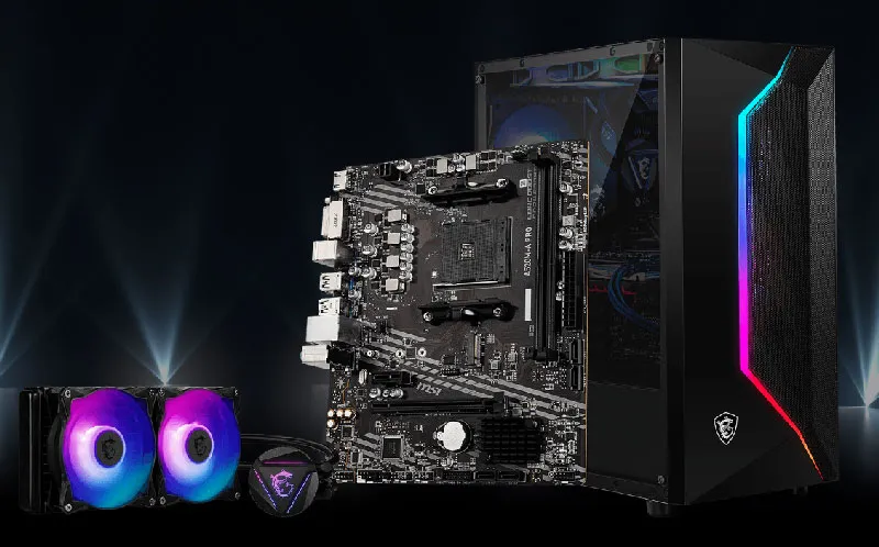 MSI A520M-A-PRO AM4 Micro-ATX Motherboard — DDR4 4600(OC) | Evetech