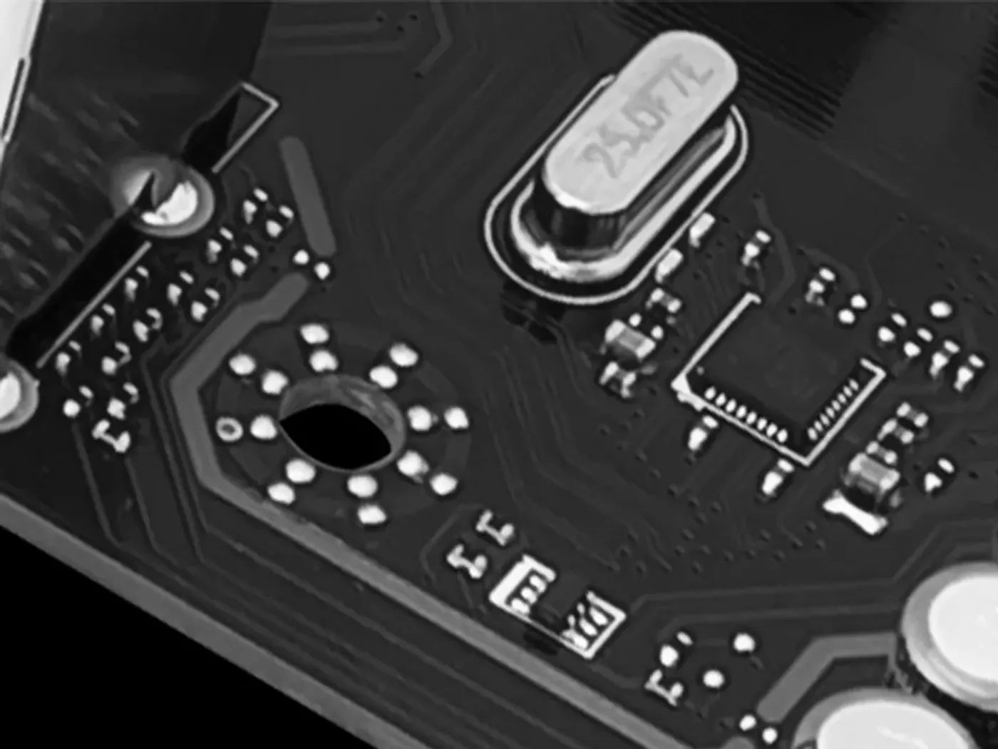Isolated audio circuitry design on the MSI A520 motherboard