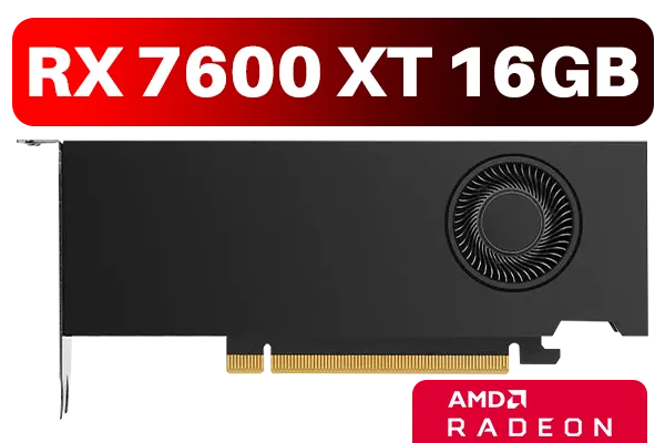 AMD Radeon RX 7600 XT 16GB GDDR6 Gaming Graphics Card