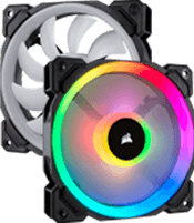 RGB Case Fans Black PC Case Fans White Computer Case Fans