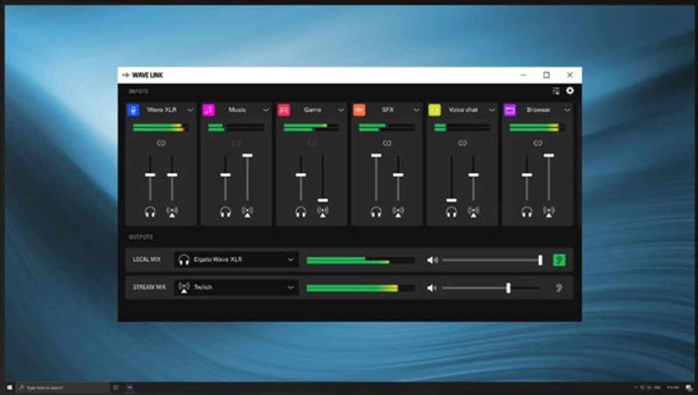 Wave Link software and Stream Deck integration with the Wave XLR