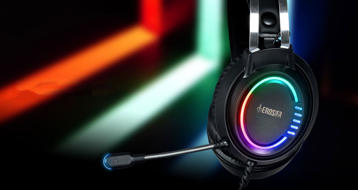 Gamdias EROS E3 Gaming Headset with RGB Lighting