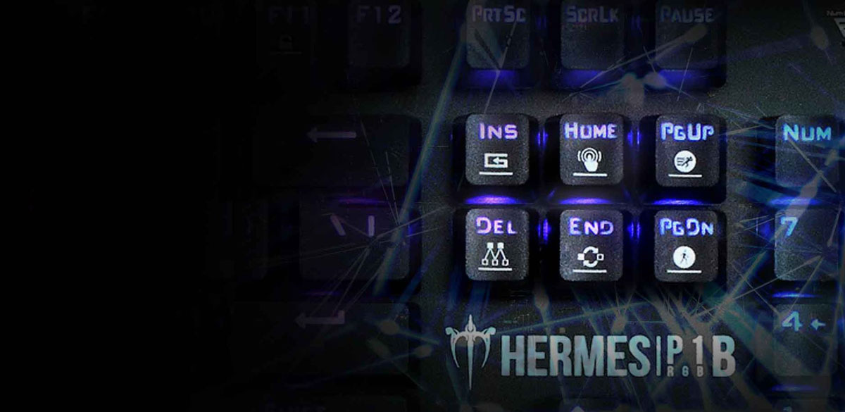 Gamdias Hermes P1B Keyboard with Processor Details