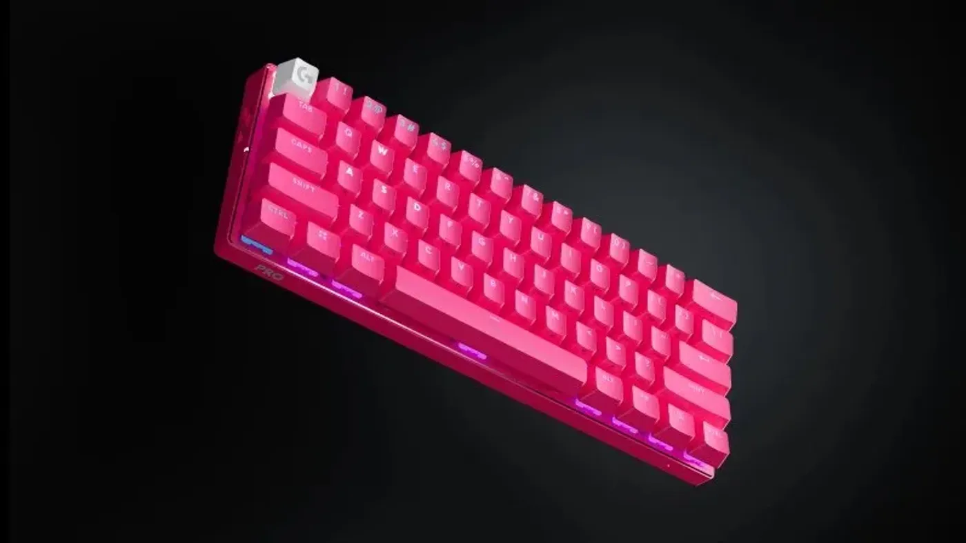 Customizable key configurations displayed on the Logitech G PRO X 60 keyboard
