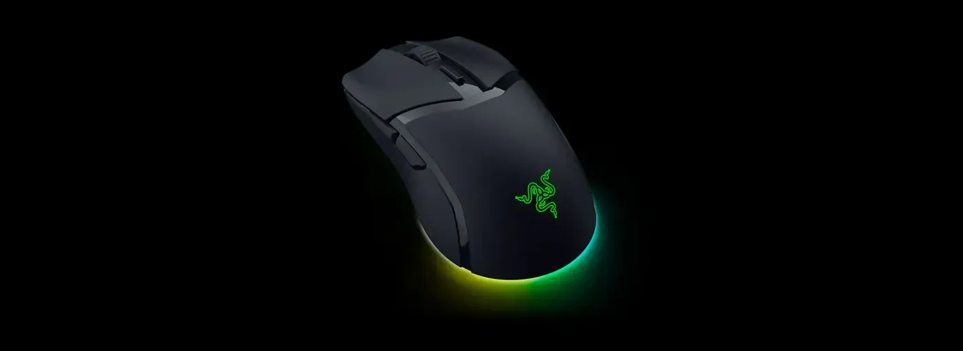 Razer Cobra HyperSpeed Gaming Mouse highlighting customizable side buttons and control options