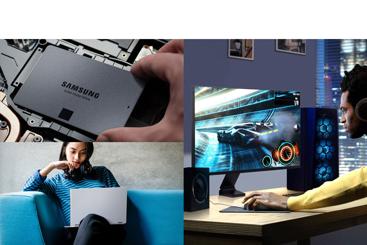 Samsung 870 QVO SSD Upgrade Process
