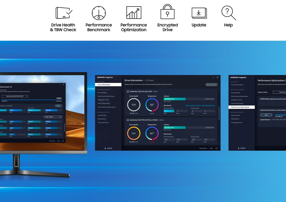 Samsung Magician Software for SSD Management