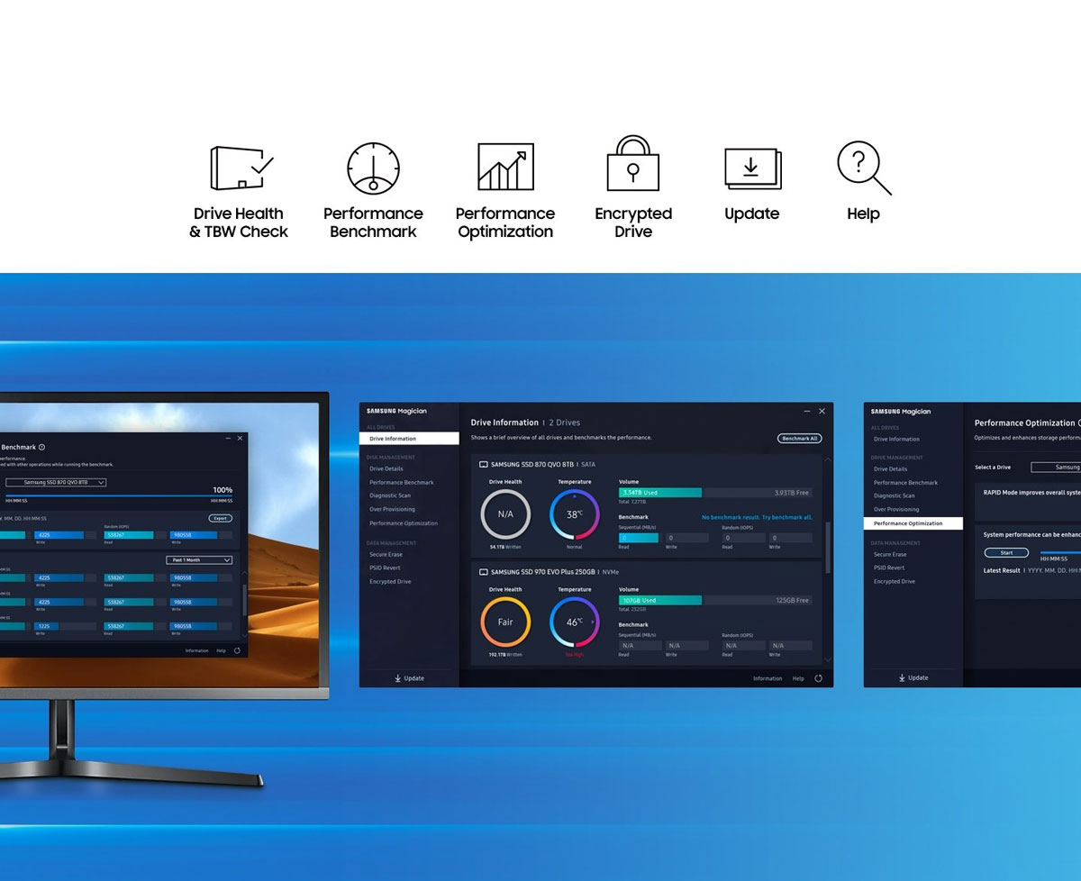 Samsung Magician Software for SSD Management