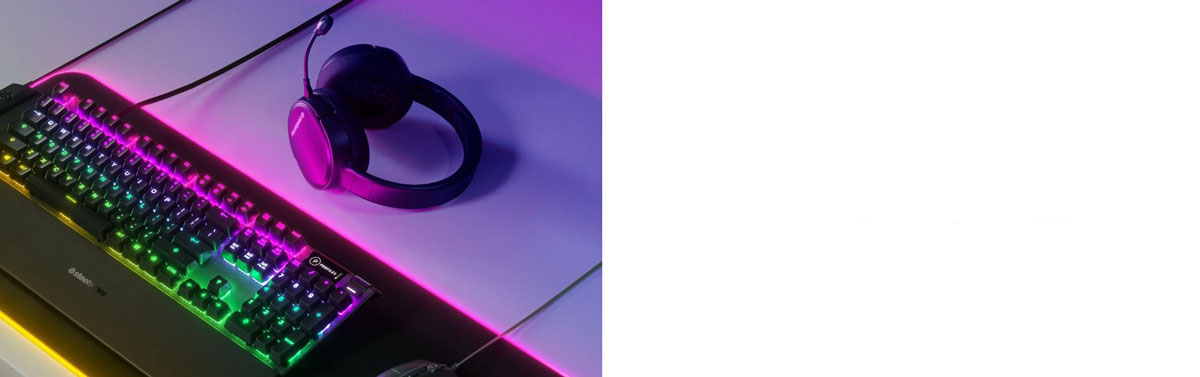Steelseries Arctis 1 Wireless Gaming Headset for PlayStation shown in use