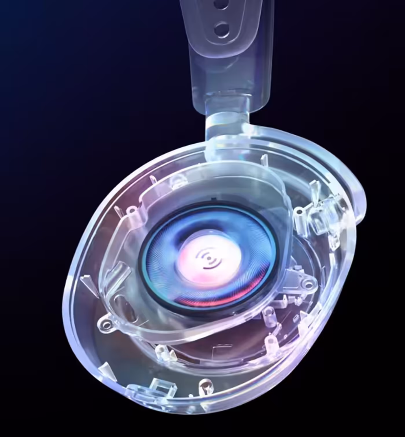 SteelSeries Arctis Nova 1 gaming headset viewed from the front