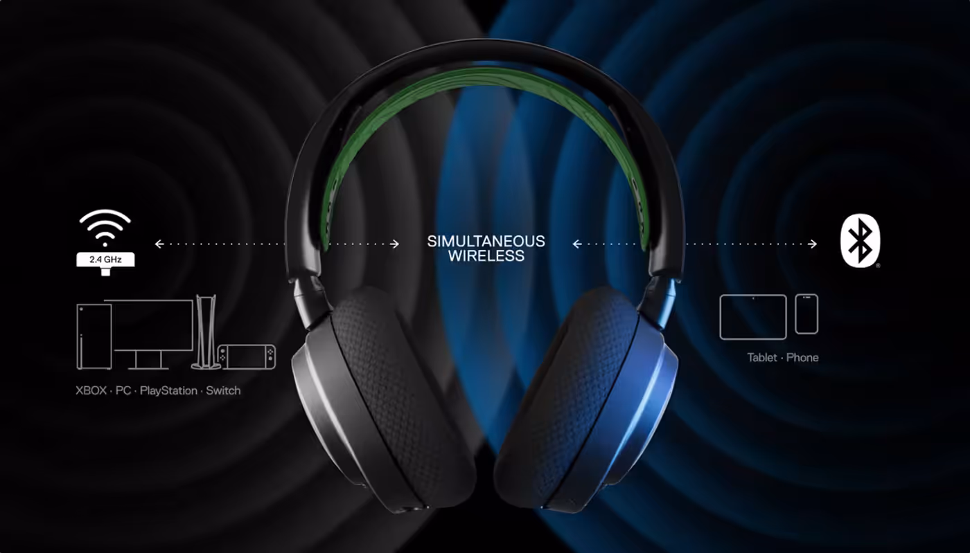 Compact USB-C wireless dongle supplied with the Arctis Nova 7X