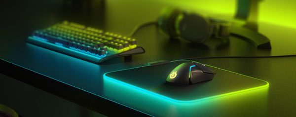 SteelSeries QCK Prism Mousepad PrismSync - Mobile View