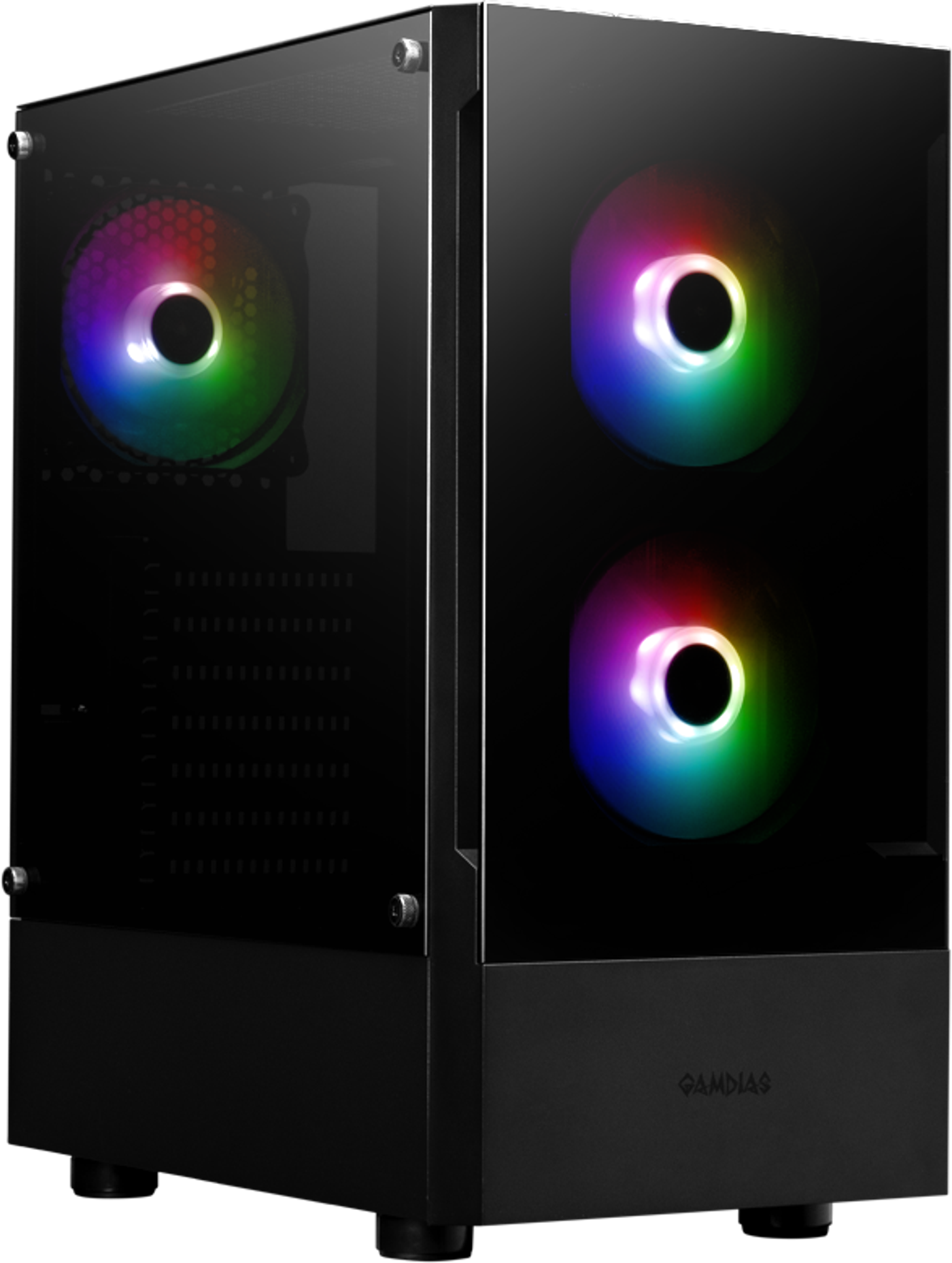 Interior view of the TALOS E3 showing its PSU cover and matte finish