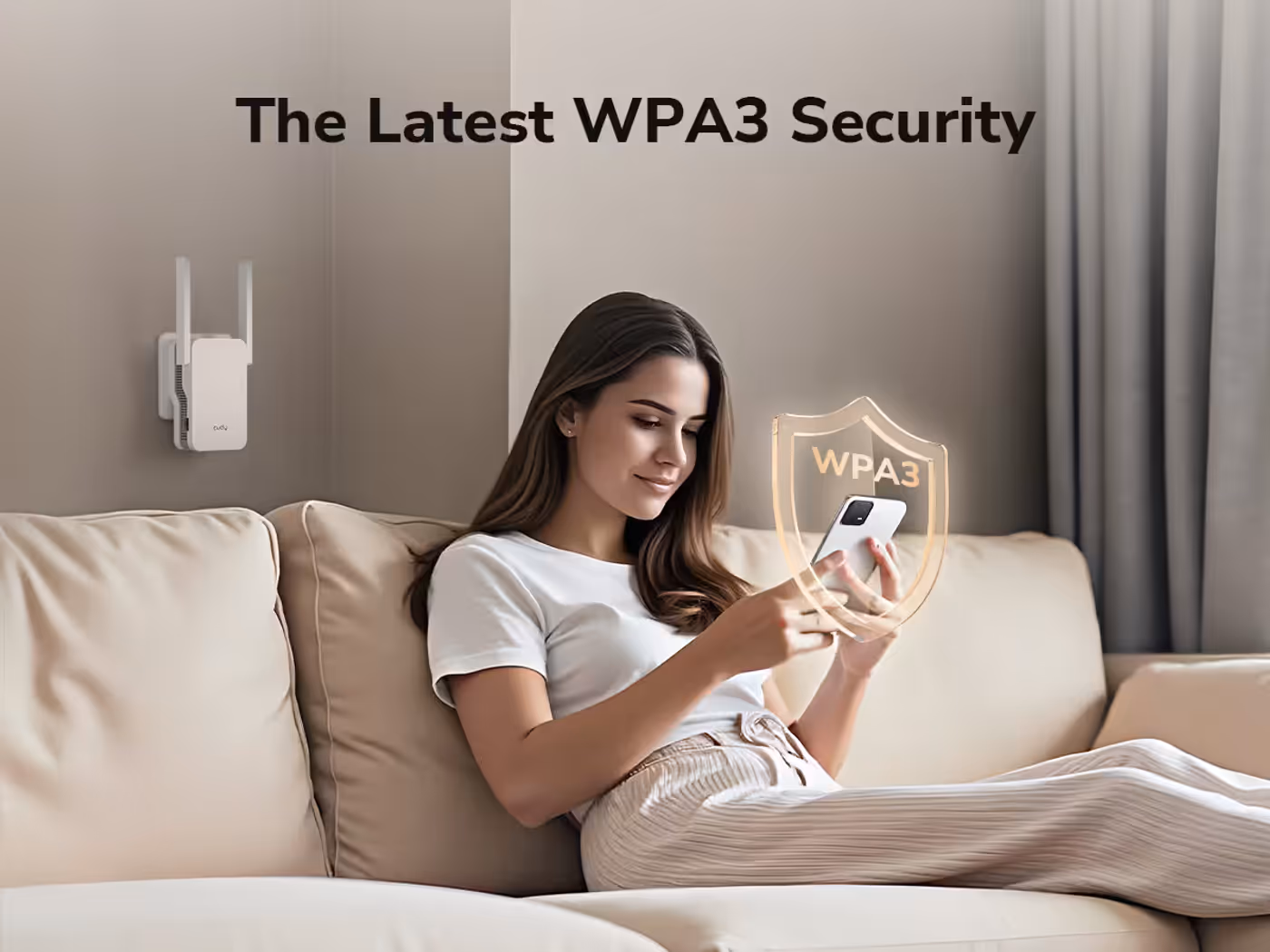 Enhanced network security using WPA3 encryption protocol