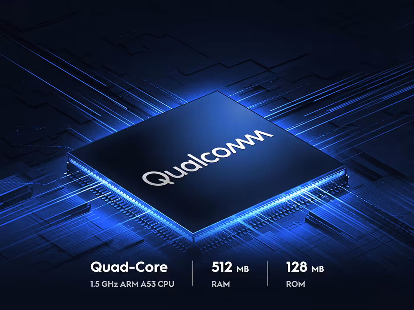 Qualcomm Quad-Core CPU setup for responsive high-speed networking