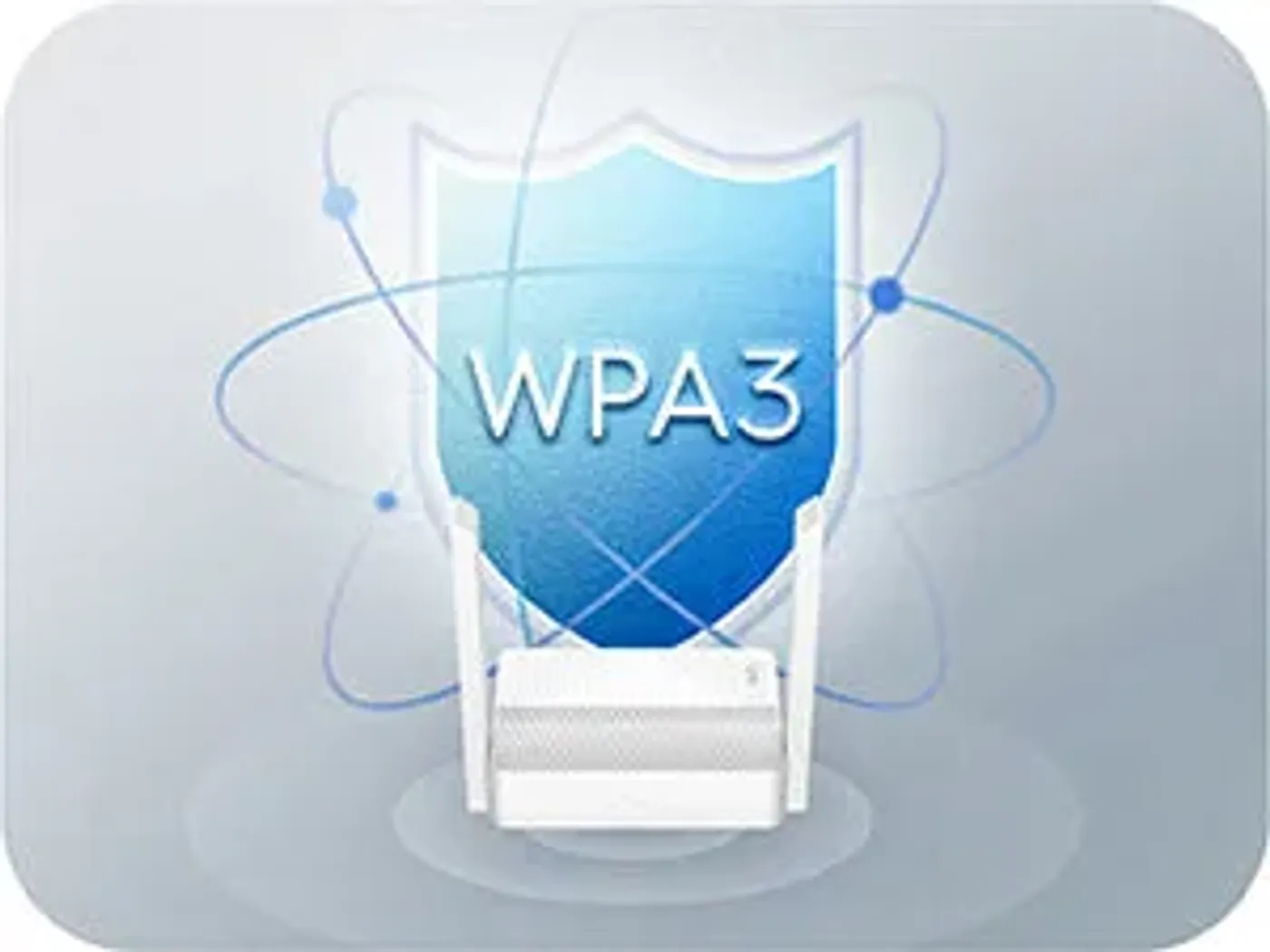 Router security using WPA3 to encrypt wireless communications