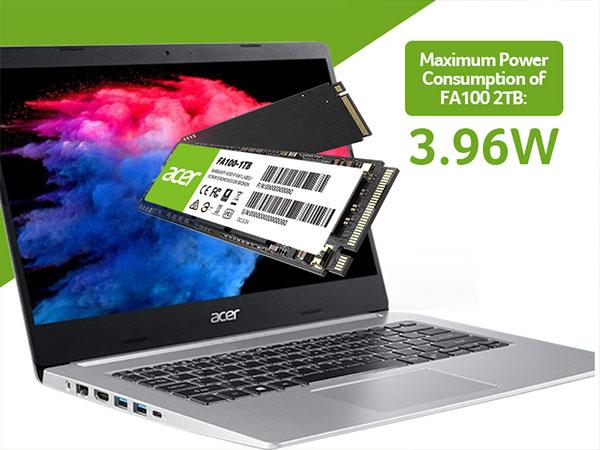 ACER FA100 2TB NVMe SSD - High-Speed Storage for Gaming