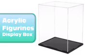Acrylic Figurines Display Box 20x15x25 cm - Tool-Free Assembly - image 1