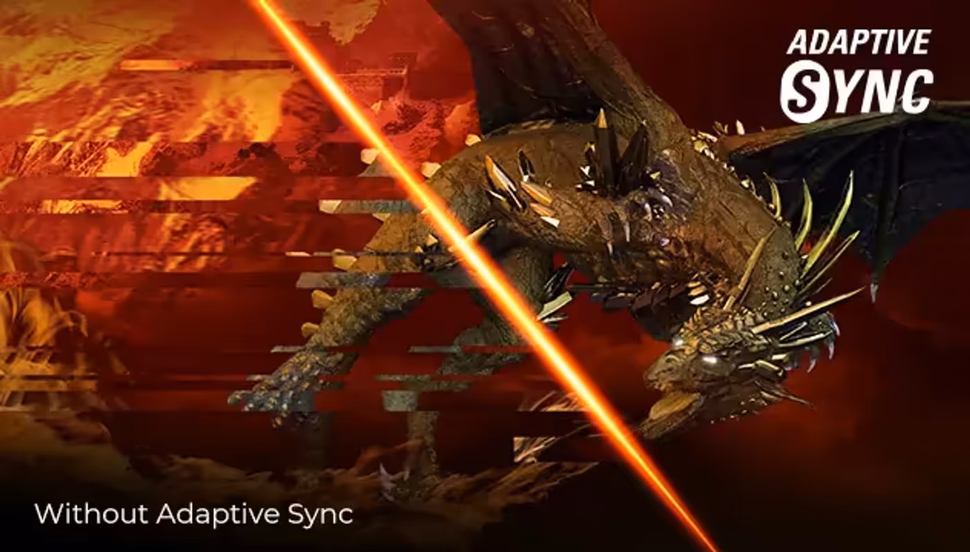 Monitor using Adaptive-Sync to prevent screen tearing