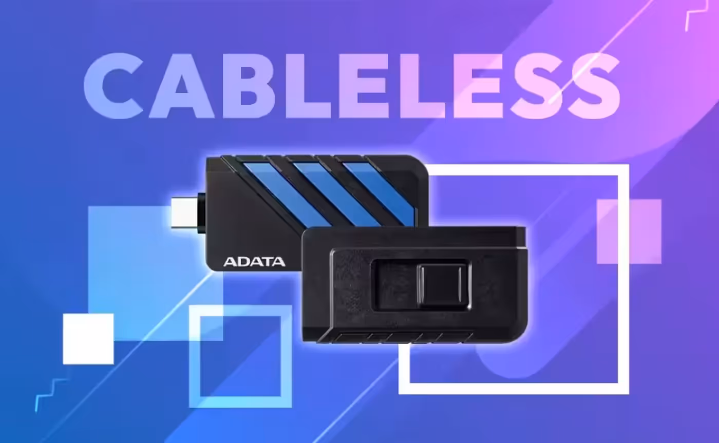 SC735 SSD with retractable Type-C connector for cableless transfers