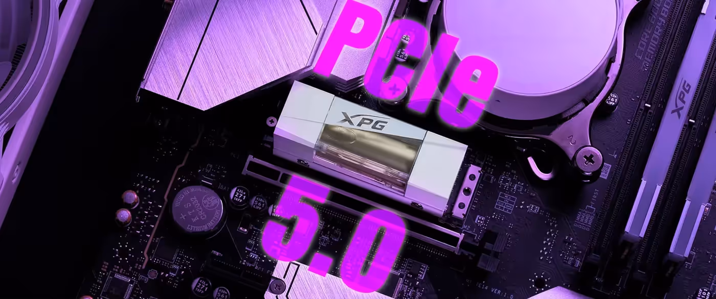 Adata Mars 980 Storm PCIe 5.0 SSD showing its liquid and fan cooling design