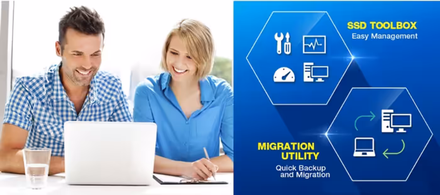 ADATA SSD Toolbox and Migration Utility software for the SU650
