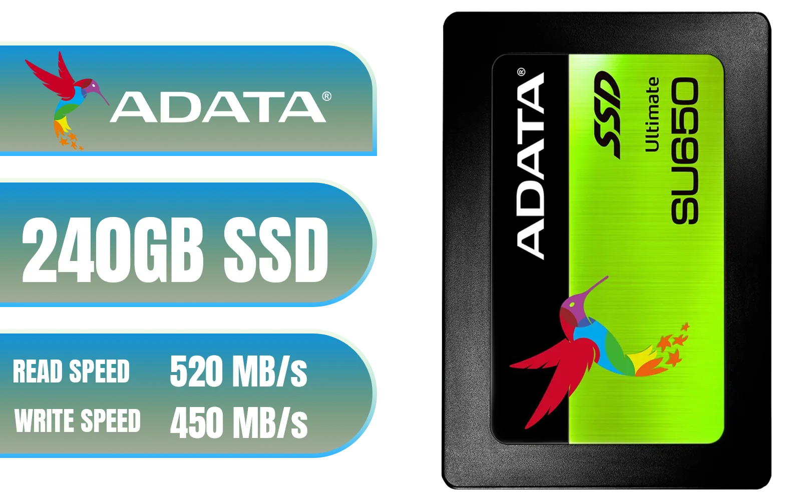 Adata Ram Jual Ssd Ssd Adata Su650 240Gb Sata Shopee Indonesia
